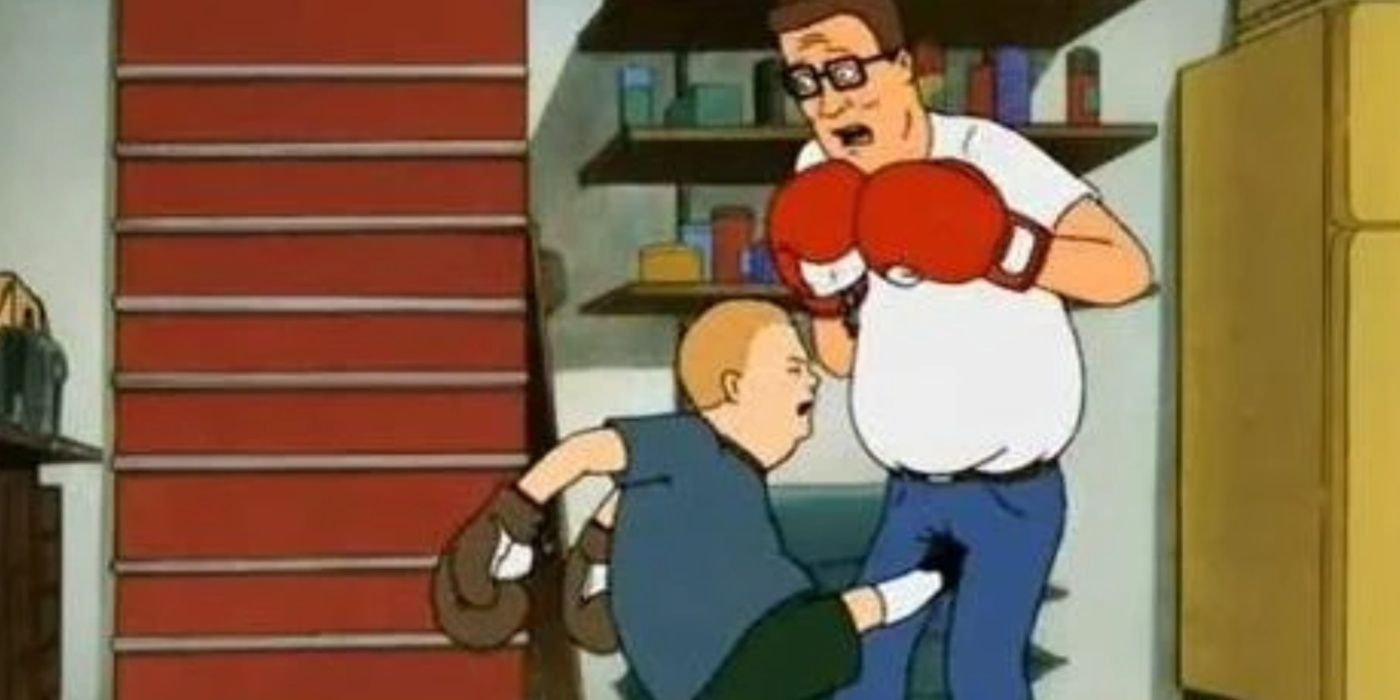 Hank ensina Bobby autodefesa no rei da colina