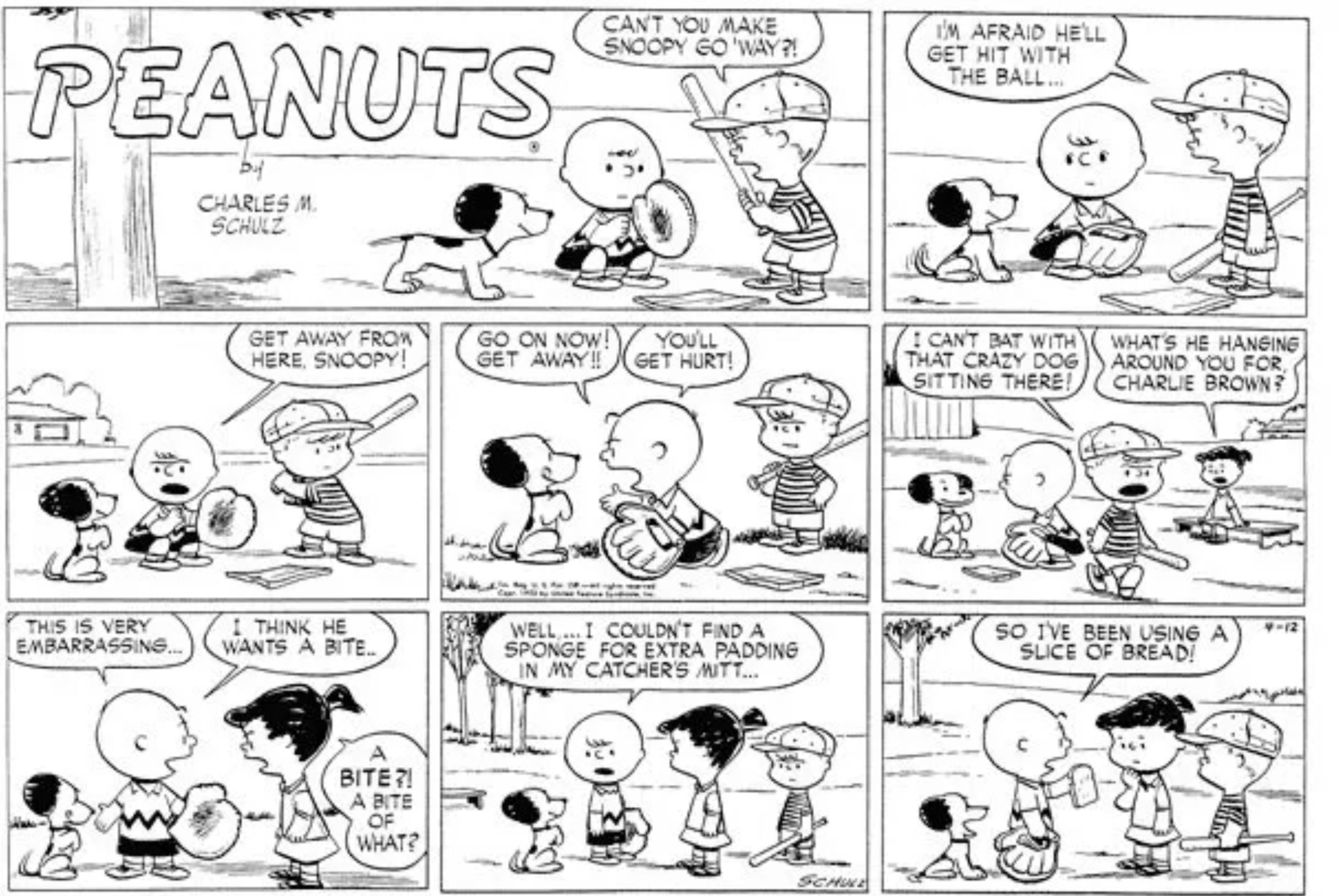 10 Funniest Peanuts Comics About Baseball