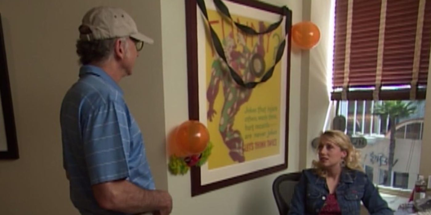 Larry e Antoinette conversando em Curb Your Enthusiasm