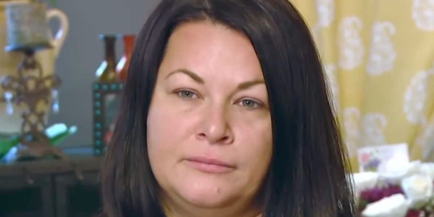 Molly Hopkins 90 Day Fiancé looking glum with no makeup and no filter