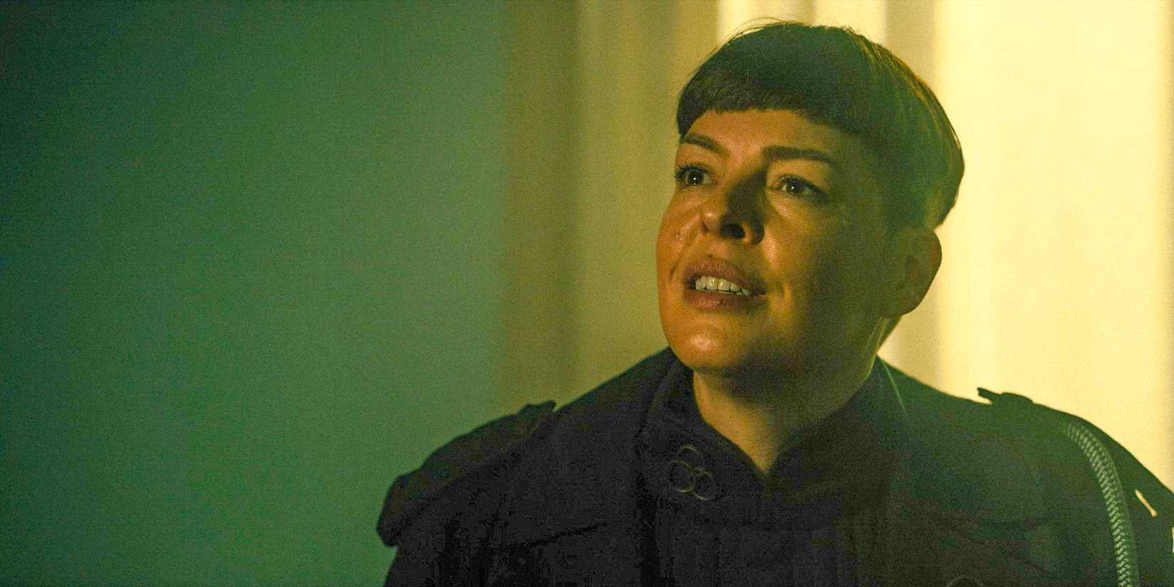 Jadis Stokes looking at Rick Grimes in The Walking Dead: The Ones Who Lived