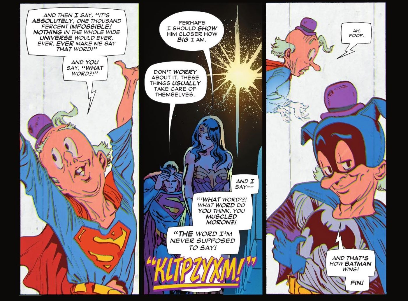 Mxyzptlk se manda de volta para casa DC