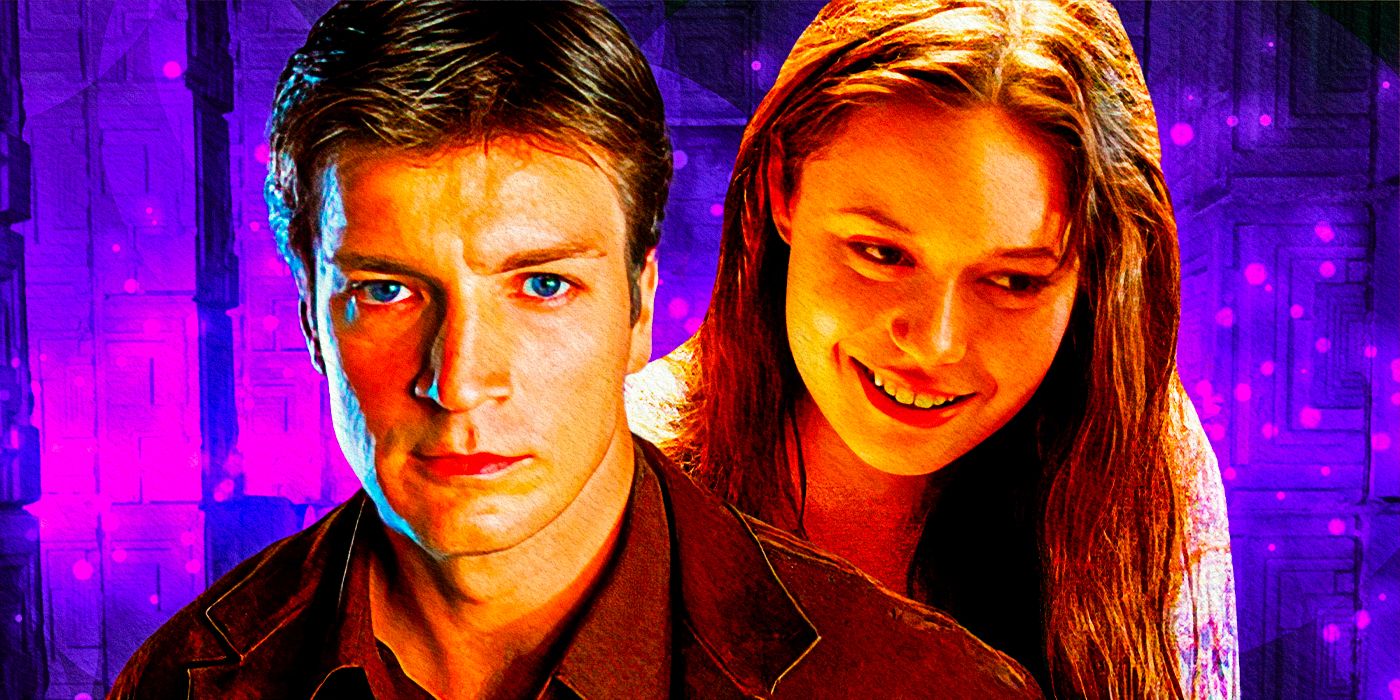Nathan-Fillion-as-Captain-Malcolm-Mal-Reynolds--Summer-Glau-as-River-Tam-from-Firefly