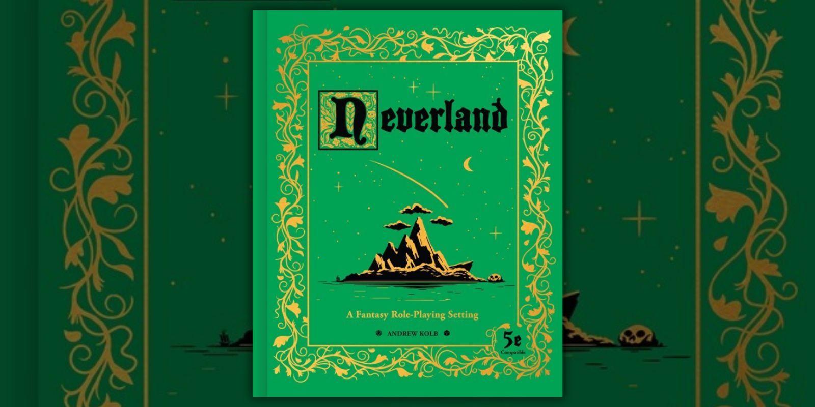 Configuração de RPG de fantasia de Neverland para 5e