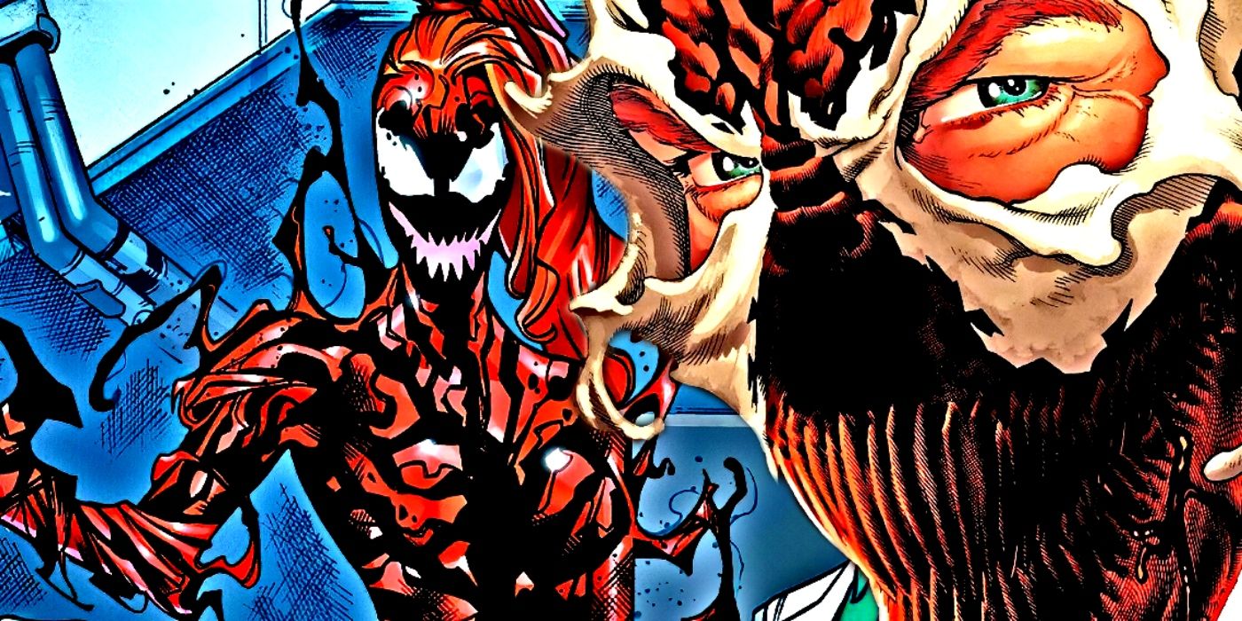 Cletus Kasady's Carnage with Mary Jane's Carnage.