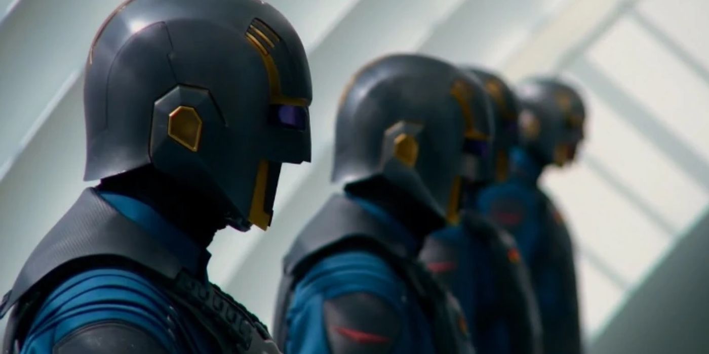 Nova Corps in Guardians of the Galaxy (2014) in a line