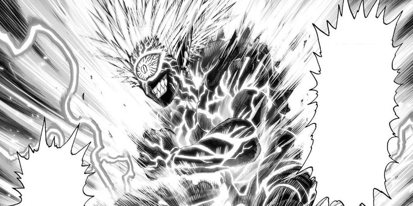 One-Punch Man: Boros em sua forma liberada, sem armadura.