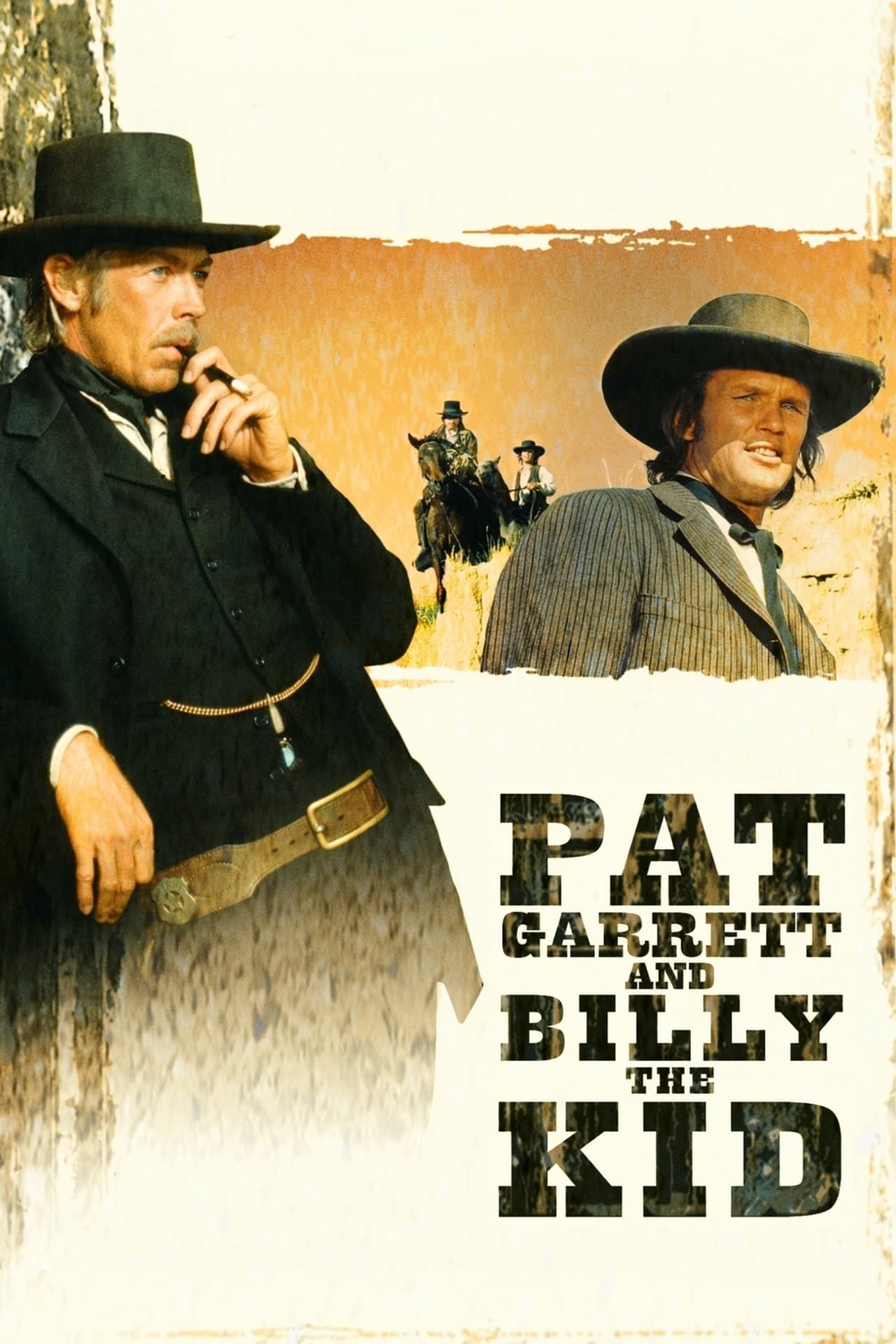 Pat Garrett And Billy The Kid Movie Poster With James Coburn and Richard Jaeckel