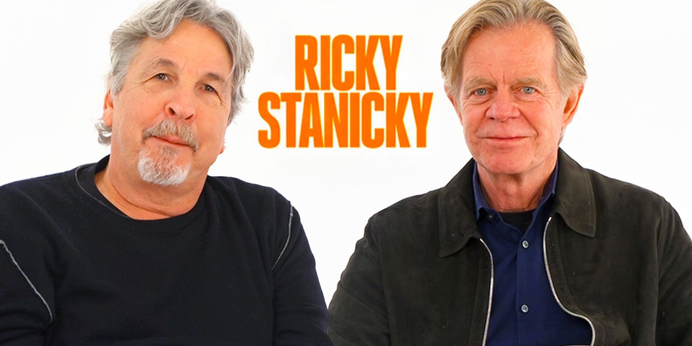 Edited image of Peter Farrelly & William H. Macy during Ricky Stanicky interview