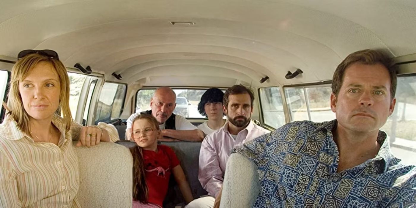 Little Miss Cast of Little Miss Sunshine in the van