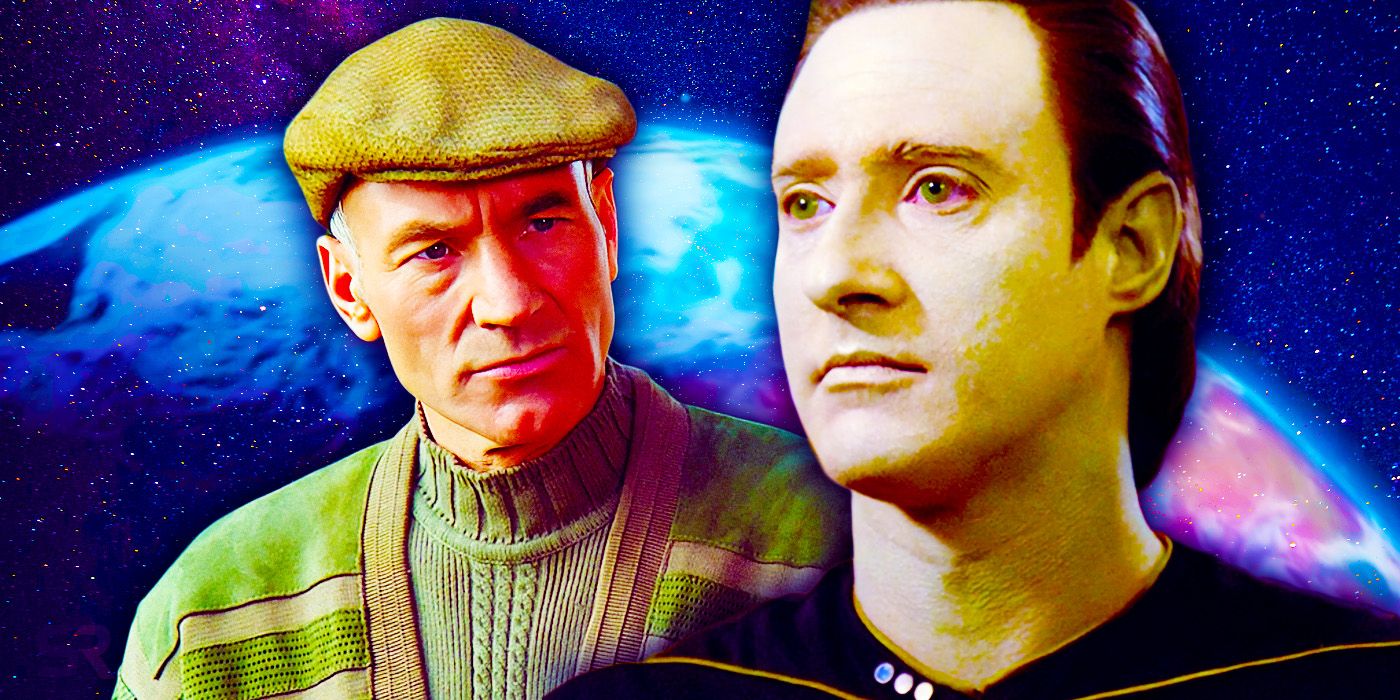 Captain Picard and Data from Star Trek TNG Pen Pals