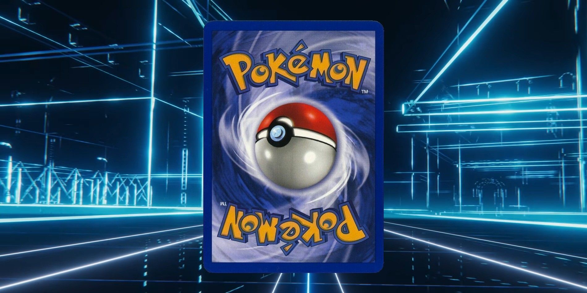 A Pokémon Trading Card Game card back against lineart of Lumiose City from the Pokémon Legends: Z-A announcement trailer.
