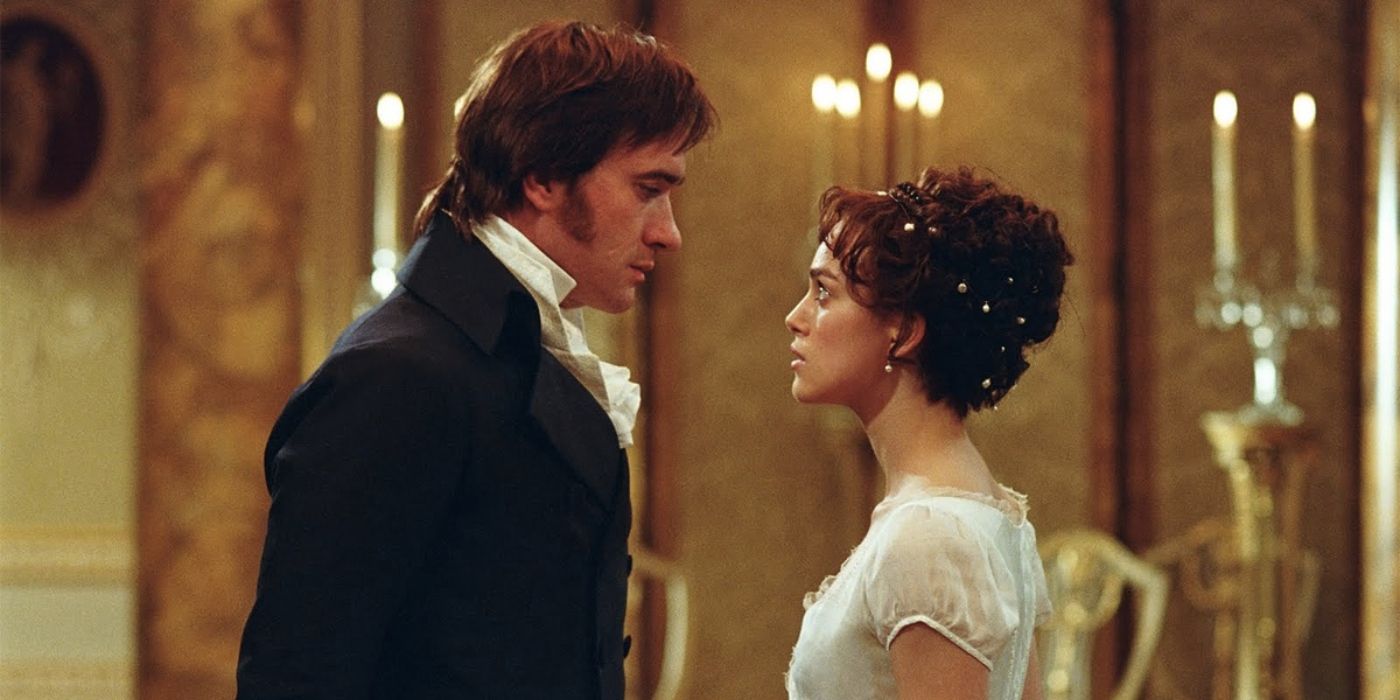 Mr. Darcy and Elizabeth in Pride & Prejudice 