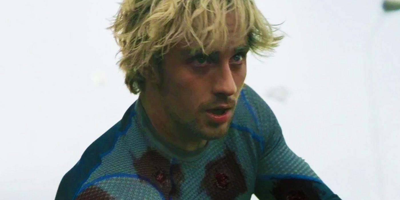 Quicksilver being shot in Avengers Age of Ultron