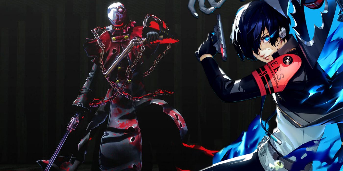 The Protagonist alongside the Reaper from Persona 3 Reload