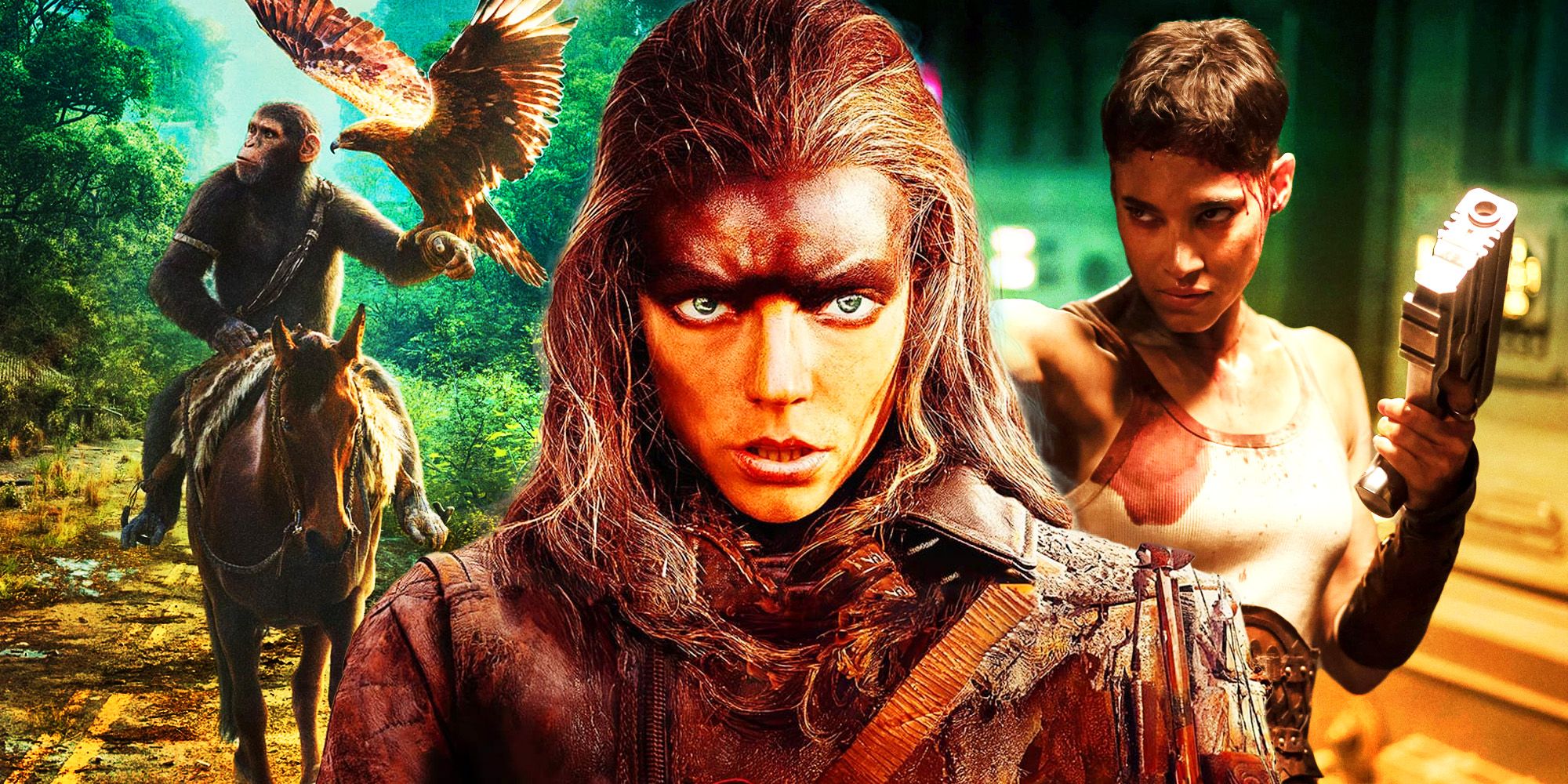 Rebel Moon, Kingdom of the Planet of the Apes, and Furiosa.