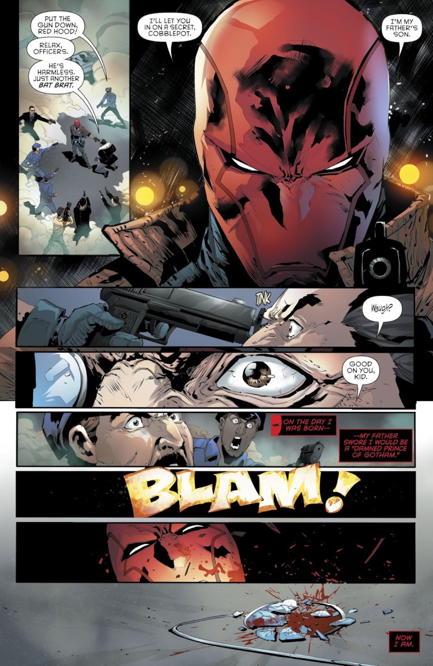 Red Hood Shoots The Joker Point Blank In The Face
