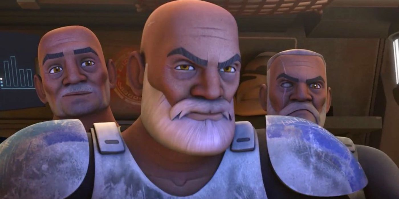 Rex, Wolffe, and Grego in Star Wars Rebels