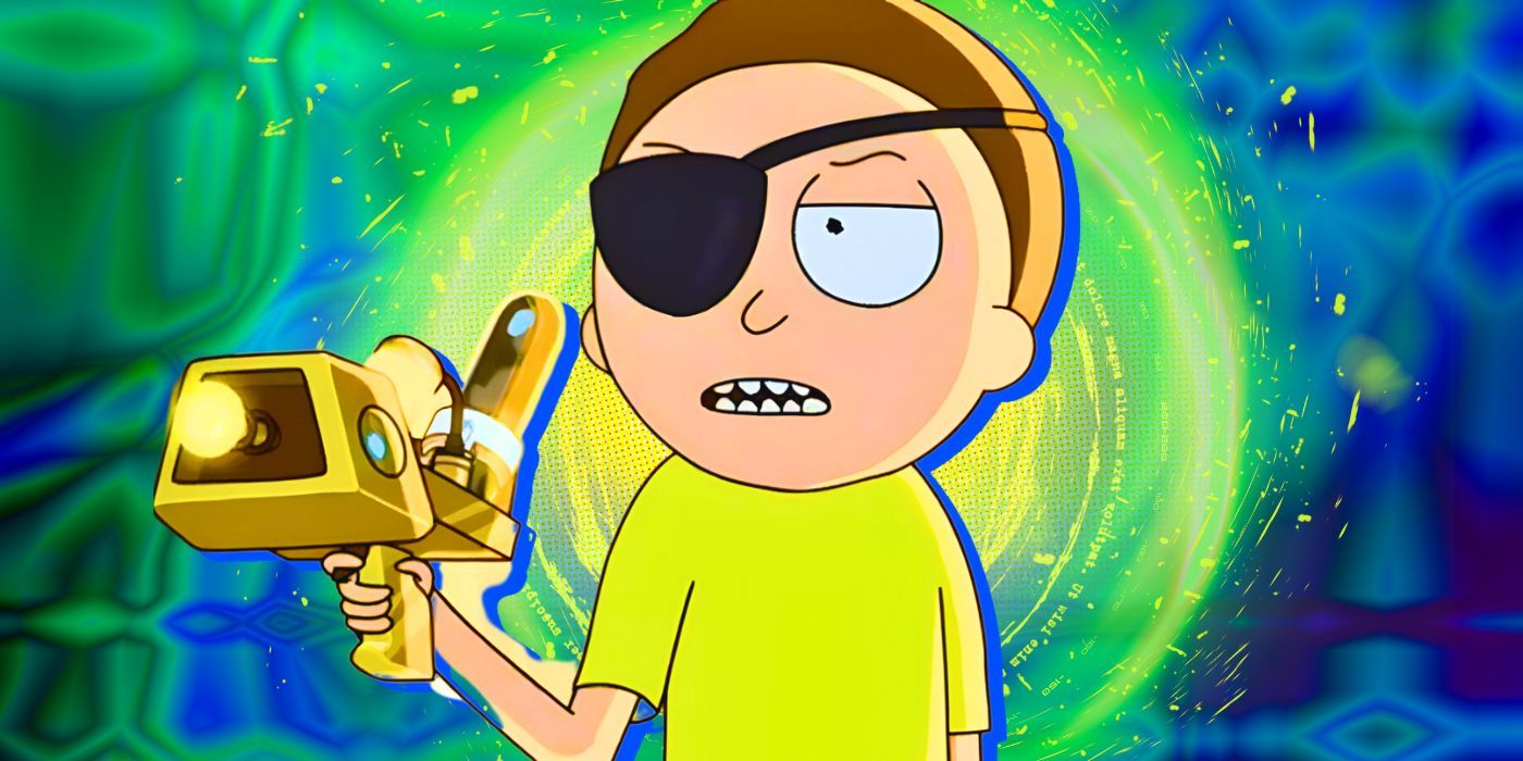 Custom image of Evil Morty with his upgraded portal gun