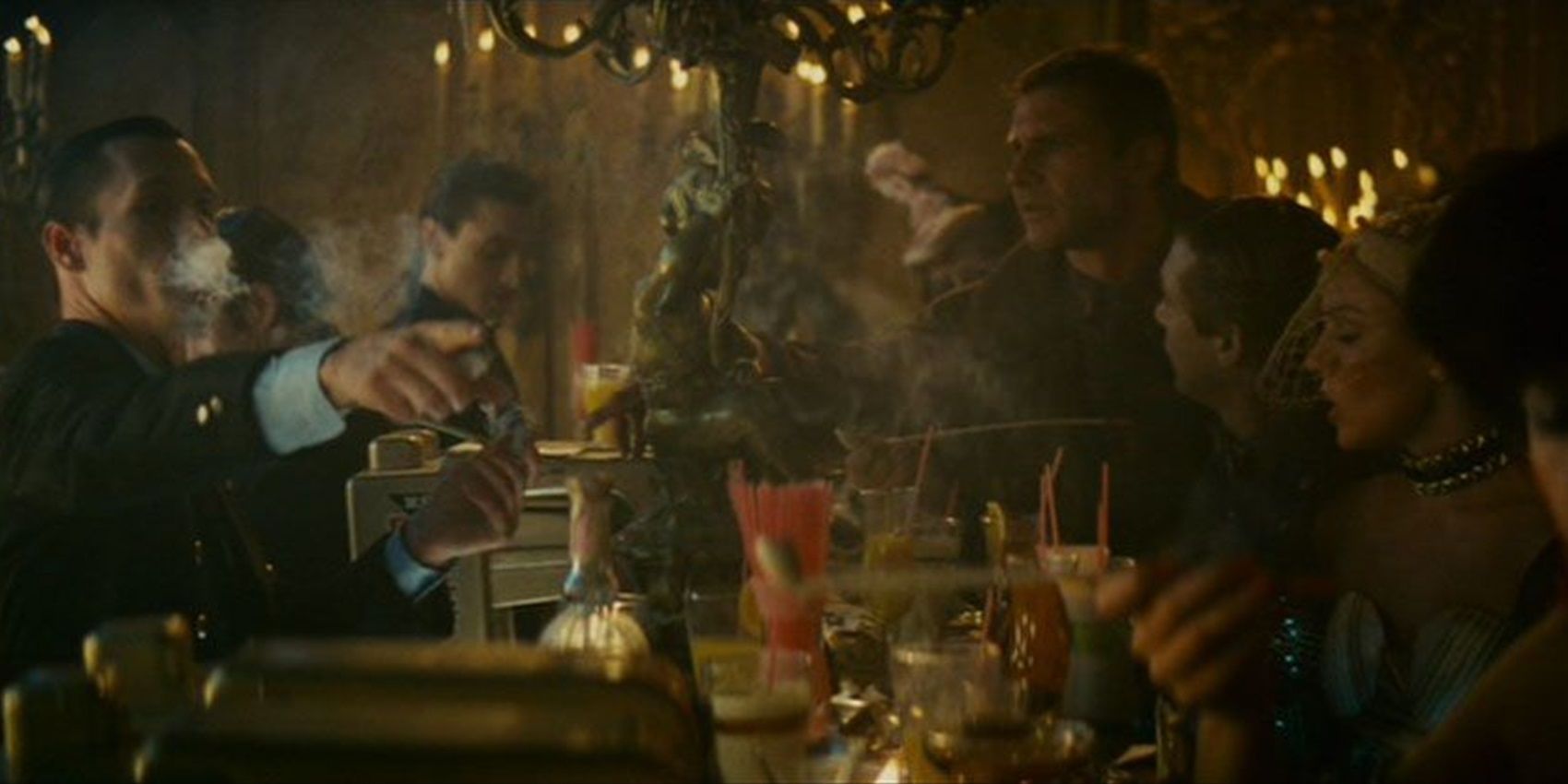 Rick Deckard in a bar in Blade Runner