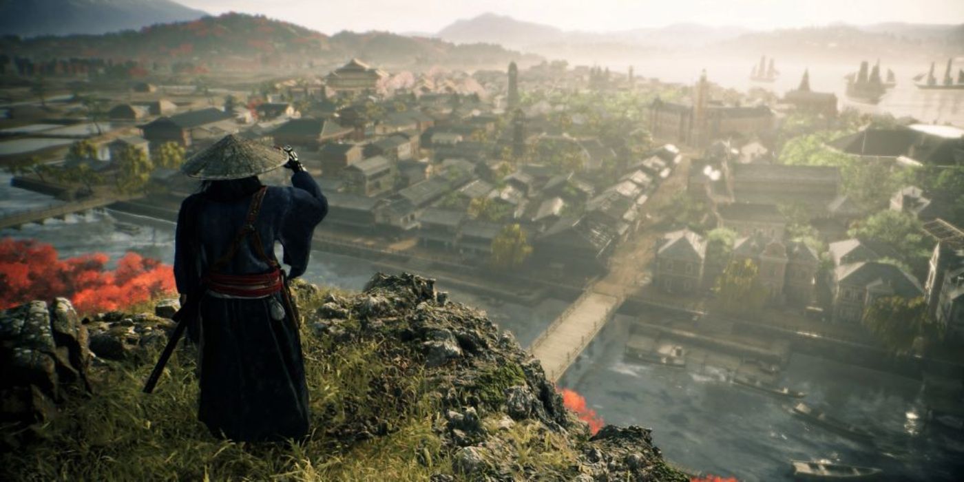 Размер карты Rise Of The Ronin по сравнению с Ghost Of Tsushima