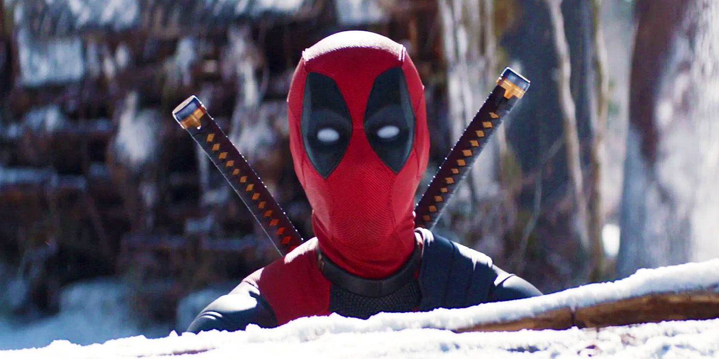 Ryan Reynolds' Deadpool in snowy forest in Deadpool & Wolverine trailer