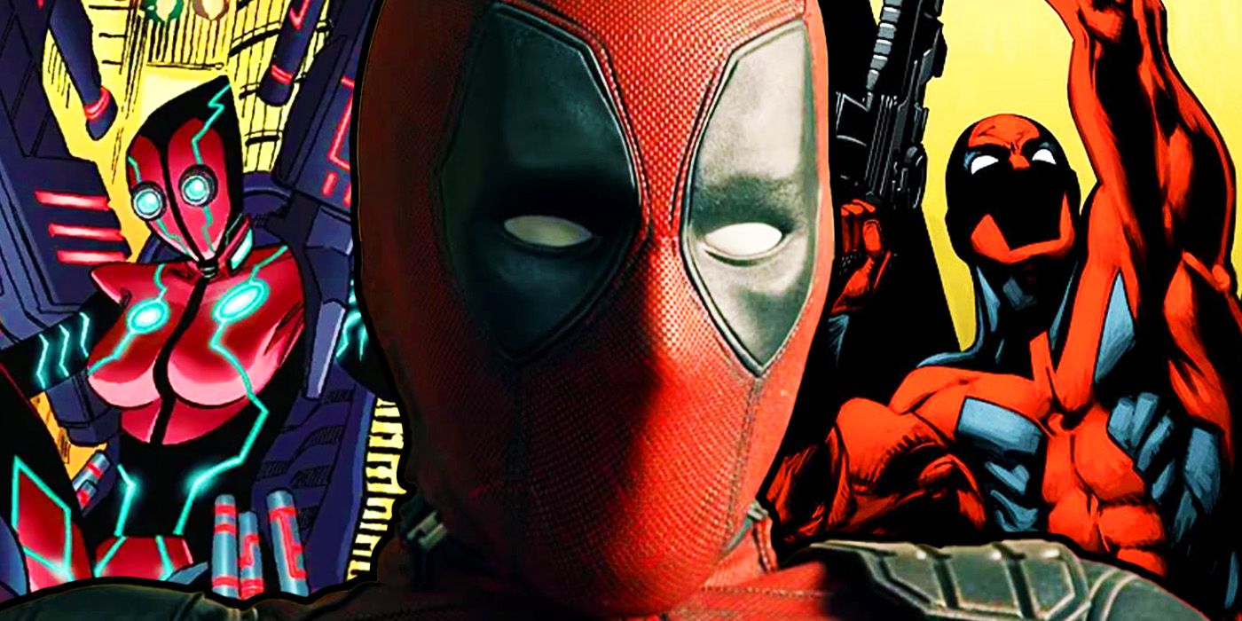 Ryan Reynolds' Deadpool watching Free Guy trailer with Deadpool 2099 and Ultimate Deadpool in Marvel Comics