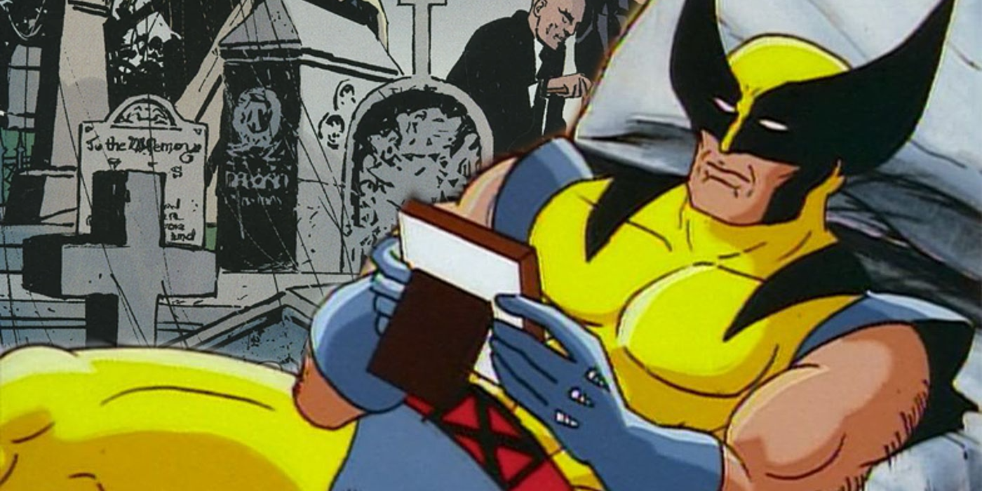 Sad Wolverine Meme with Graveyard