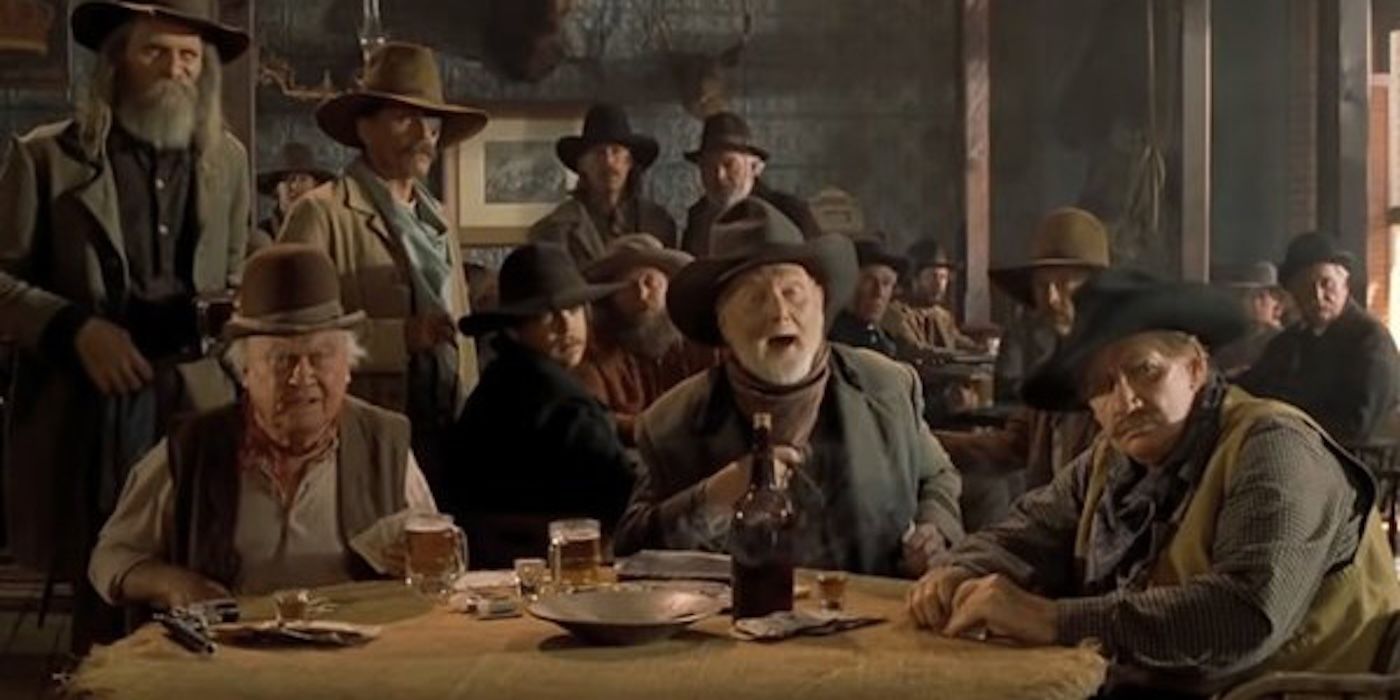 Saloon old timers in Back to the Future Part III