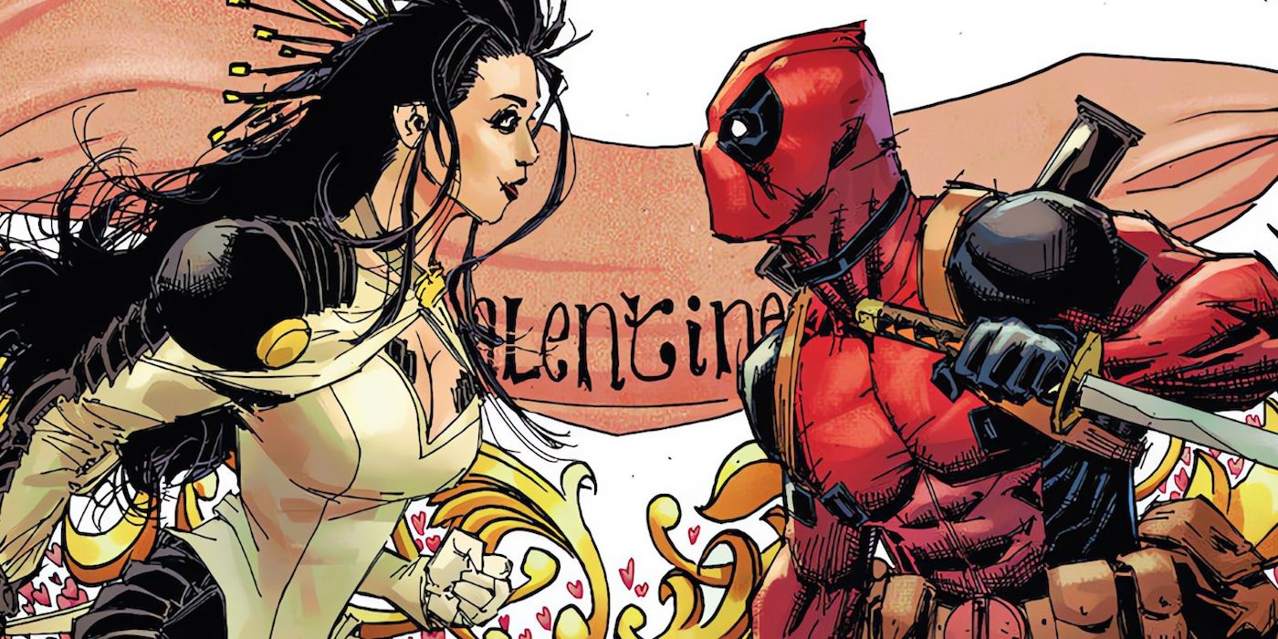 Sanction and Deadpool stare lovingly at each other in Deadpool: Seven Slaughters