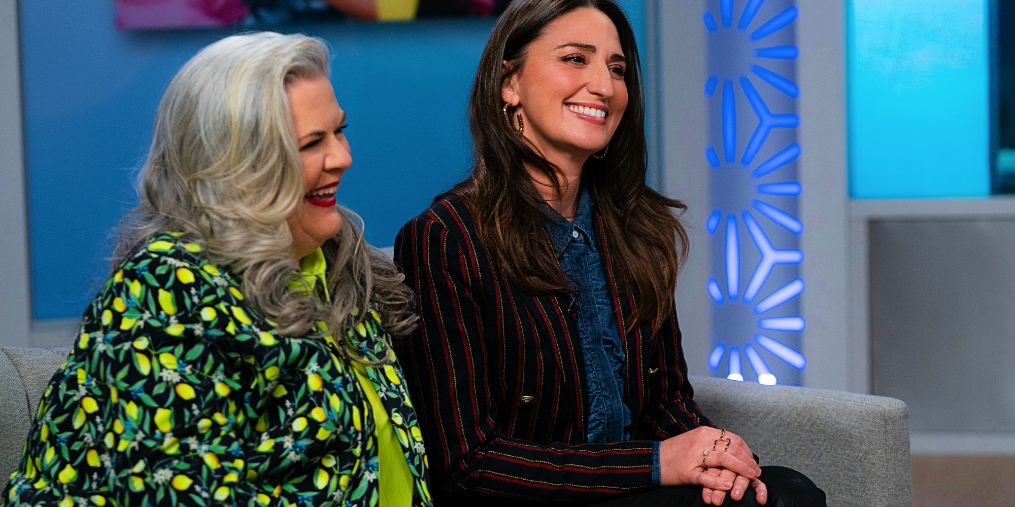 Sara Bareilles as Dawn and Paula Pell as Gloria in Girls5eva season 3 episode 1