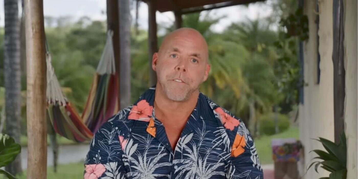 Scott Wern 90 Day Fiancé Wearing Floral Shirt