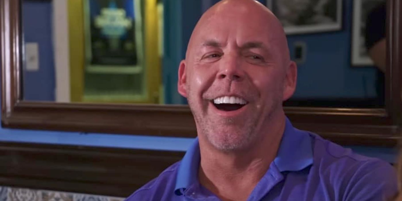 Scott Wern 90 Day Fiancé Laughing In A Purple Shirt