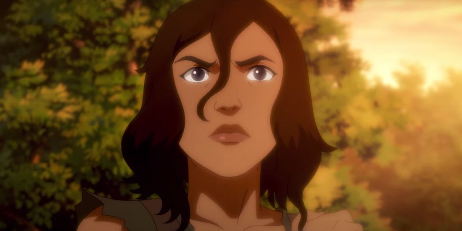 Helena looking determined in ARK The Animated Series