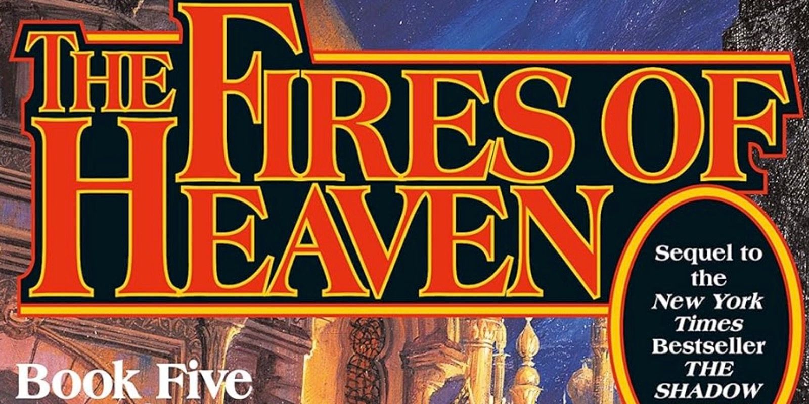 The cover of The Fires of Heaven by Robert Jordan.