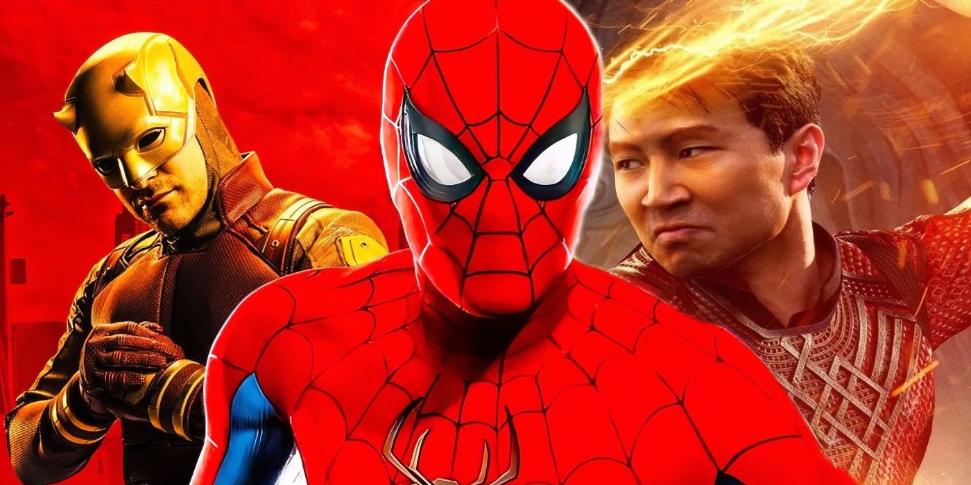 Shang-Chi, Daredevil, and Spider-Man in the MCU.