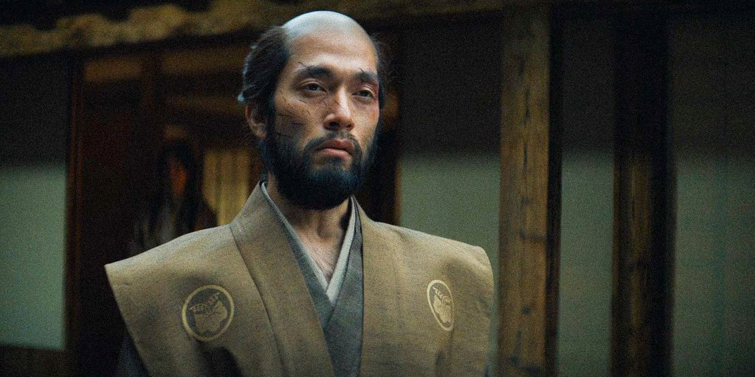 Buntaro looking angry at John Blackthorne in shogun
