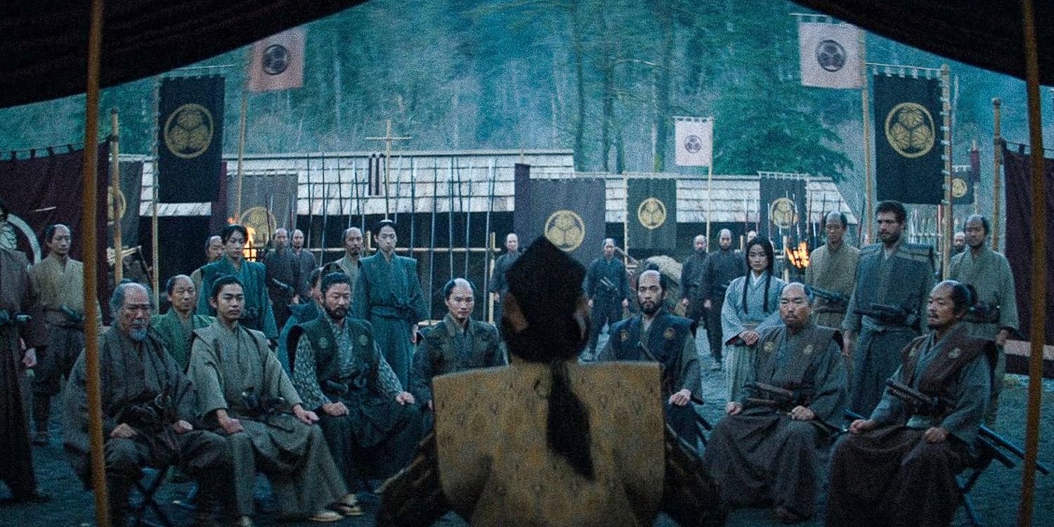 Toranaga summoning his allies for war in Shogun season 1 ep6