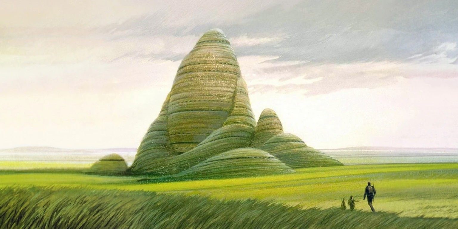 Ralph McQuarrie's concept art for Sicemon, a scrapped planet made for Return of the Jedi that would later become Lothal