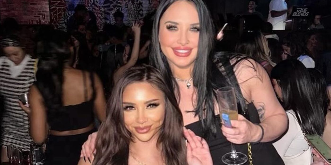 Sophie and Kae at a party In 90 Day Fiance 