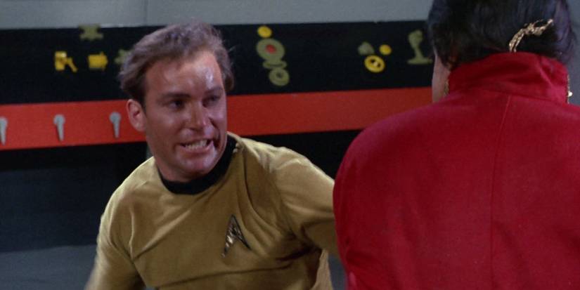 Star Trek: The Original Series, "Space Seed" - William Shatner as Captain James T. Kirk and Ricardo Montalban as Khan Noonien Singh