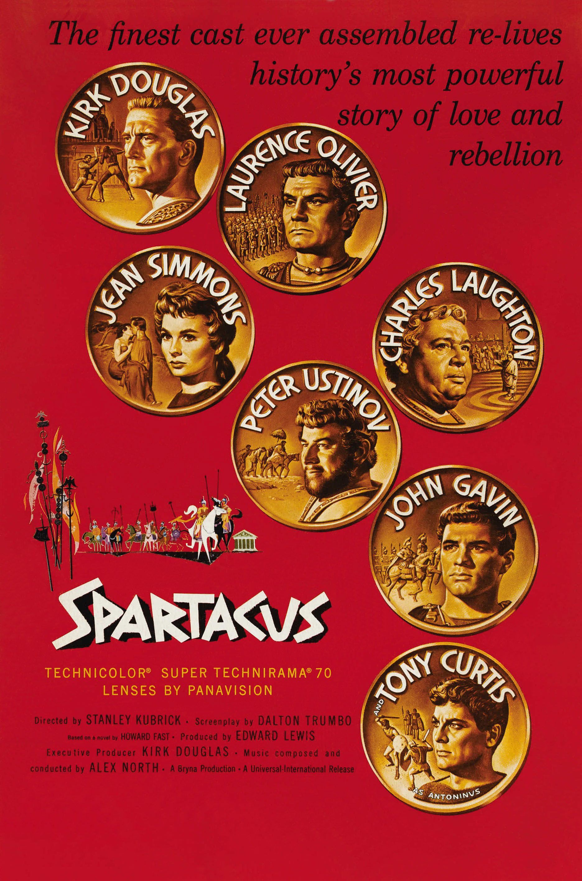 spartacus 1960 film poster