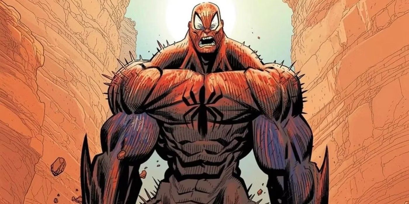 Spider-Man becomes Spider-Hulk