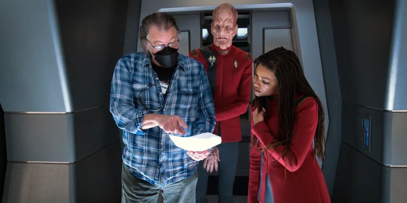 Star Trek Discovery Jonathan Frakes Burnham Saru