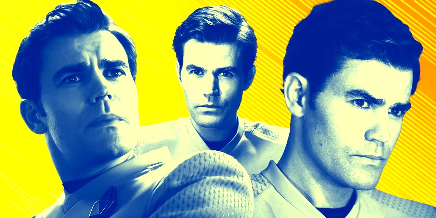 Paul Wesley as 3 versions of Kirk in Star Trek: Strange New Worlds
