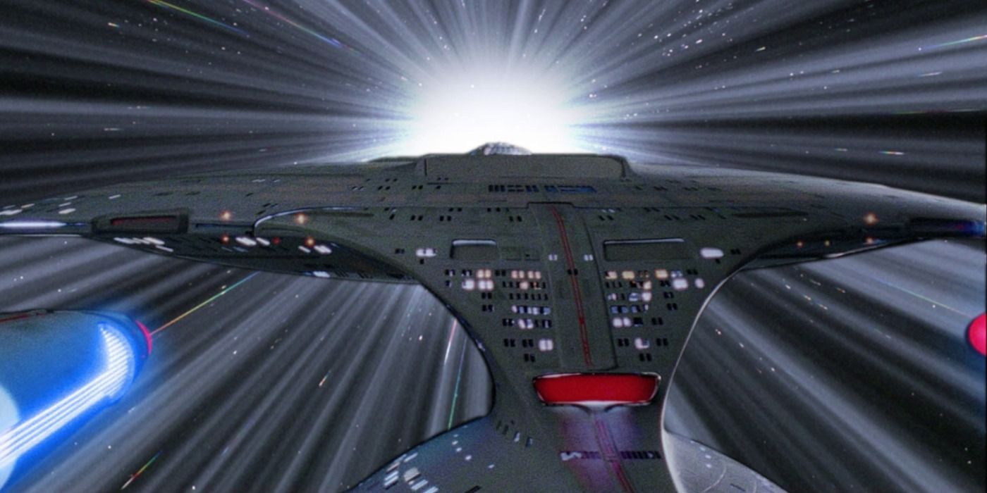 Star Trek TNG Time Squared USS Enterprise-D warp space