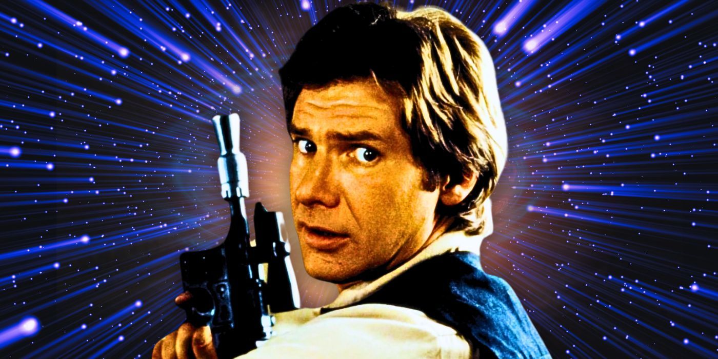 A custom image of Harrison Ford as Han Solo in Star Wars.