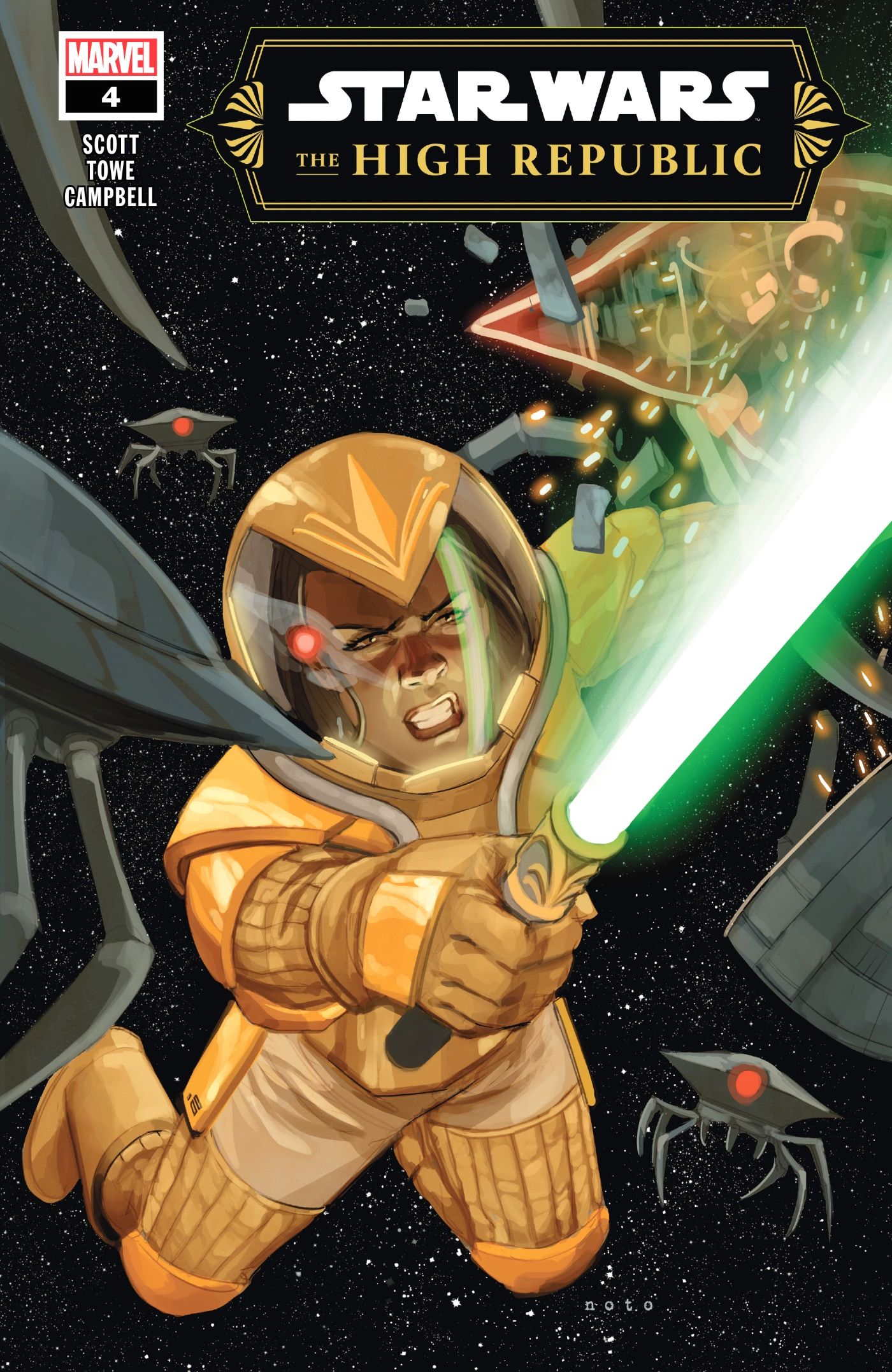 Arte da capa de Star Wars High Republic #4