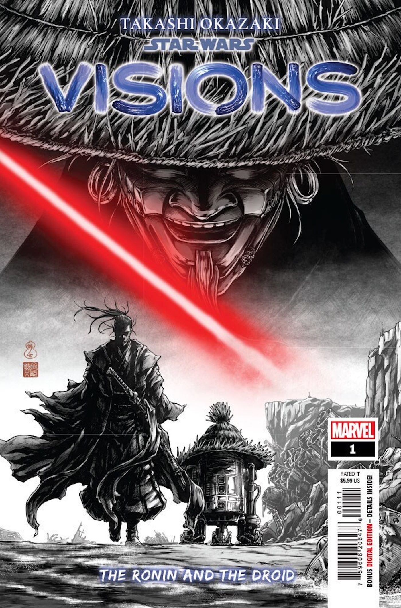 Star Wars Visions Ronin e a capa do Droid