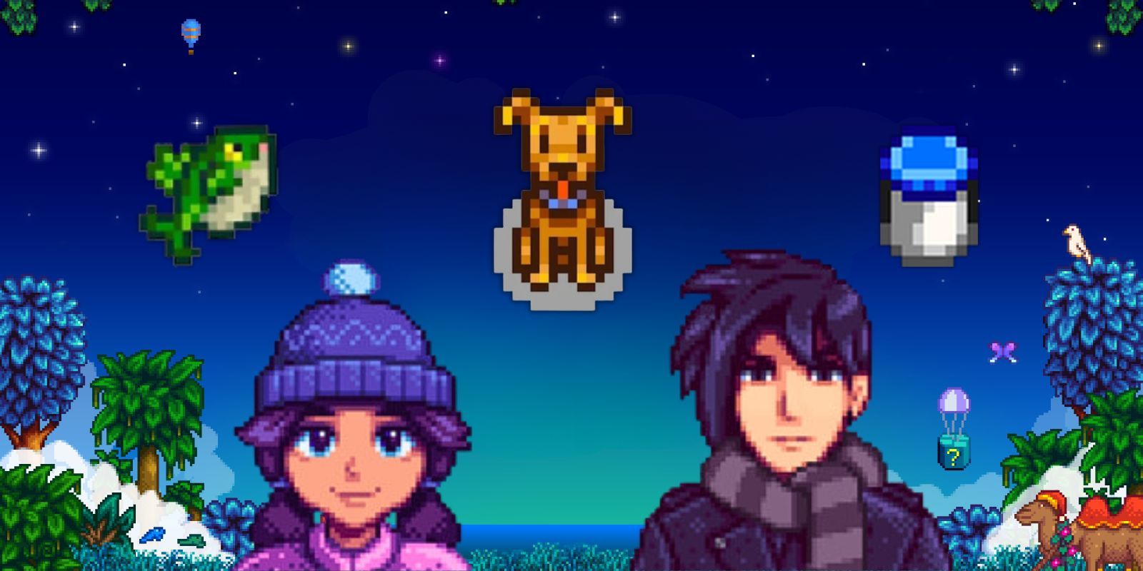 Stardew Valley new patch 1.6 with fish dog and mayo